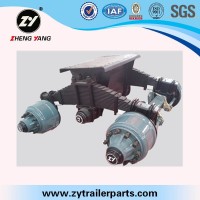 Semi trailer part 32T bogie suspension single point suspension